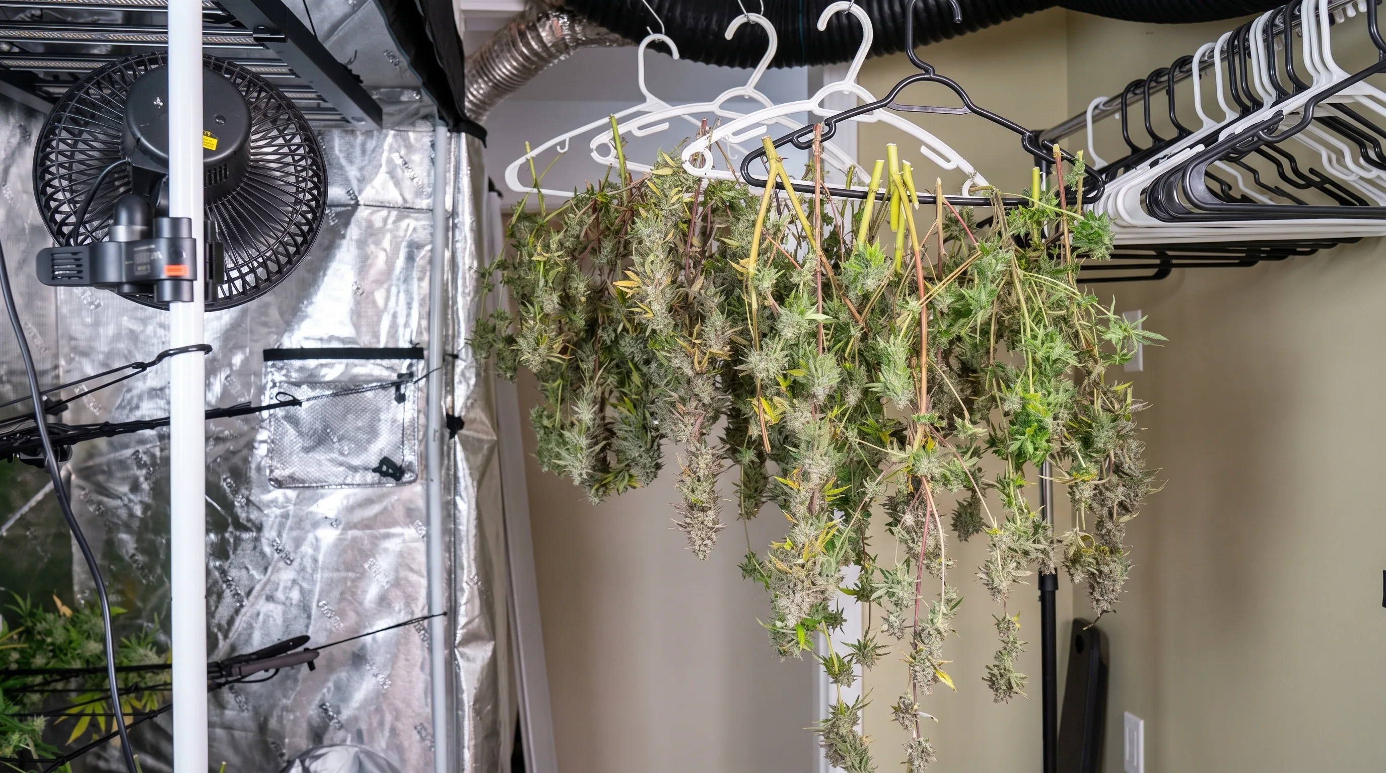 Mr. Canucks Grow hanging branches in his dry room